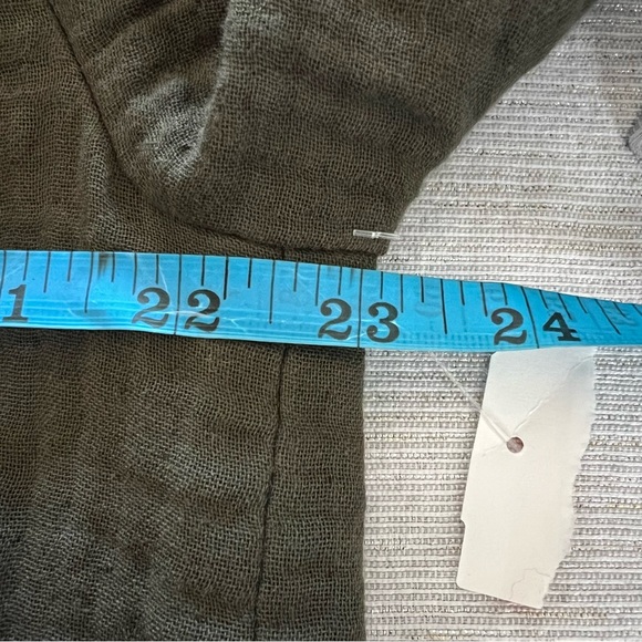 Madewell Lghtspun Dorset cotton Blazer Ladies size large Olive green - Picture 6 of 6